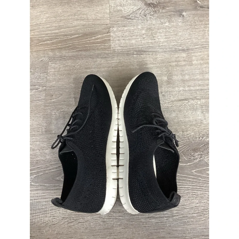 Cole Haan Zerogrand Knit Wingtip Black Womens US Size 11 B W06723 Sneakers